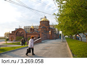 Новосибирск. Собор во имя святого благоверного князя Александра Невского (Советская улица, 1а) (2011 год). Редакционное фото, фотограф Павел Просветов / Фотобанк Лори