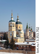 Ильинская и Троицкая церкви Серпухова (2012 год). Стоковое фото, фотограф Наталья Волкова / Фотобанк Лори