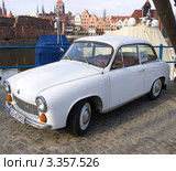 Польский ретро-автомобиль Syrena FSM (2012 год). Редакционное фото, фотограф Иван Марчук / Фотобанк Лори