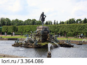 Парк Верхний сад и фонтан "Нептун". Петергоф (2010 год). Редакционное фото, фотограф Ольга Липунова / Фотобанк Лори