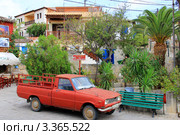 Улочка Афитоса. Кассандра. Халкидики (2011 год). Редакционное фото, фотограф Александра Меланич / Фотобанк Лори