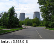 ТЭЦ в Очаково-Матвеевское. Москва (2011 год). Стоковое фото, фотограф lana1501 / Фотобанк Лори