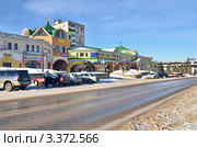 Город Дмитров. Вид на Загорскую улицу (2012 год). Редакционное фото, фотограф Елена Коромыслова / Фотобанк Лори