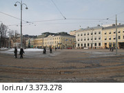 Площадь в историческом центре Хельсинки (2012 год). Редакционное фото, фотограф Сергей Бойков / Фотобанк Лори