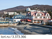 Хоста. Гостиница "Бриз" на берегу моря (2012 год). Редакционное фото, фотограф Вячеслав Беляев / Фотобанк Лори
