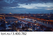 Ночная Москва (2012 год). Редакционное фото, фотограф Наталья Чуб / Фотобанк Лори