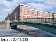 Краснофлотский мост и Крюковские казармы (Флотский экипаж). Санкт-Петербург (2012 год). Стоковое фото, фотограф Александр Щепин / Фотобанк Лори
