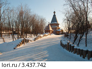 Строения на территории Трифонова Печенгского монастыря г. Мурманск (2012 год). Стоковое фото, фотограф Вячеслав Палес / Фотобанк Лори