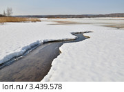 Река Скорогодайка. Весенний пейзаж. Стоковое фото, фотограф Елена Коромыслова / Фотобанк Лори