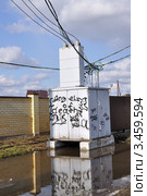 Заводоуковск. Понижающий трансформатор (2012 год). Стоковое фото, фотограф Александр Тараканов / Фотобанк Лори