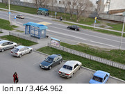 Заводоуковск. Автобусная остановка. Вид сверху (2011 год). Редакционное фото, фотограф Александр Тараканов / Фотобанк Лори