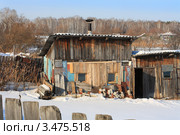 Тщательный подбор тарной дщечки при отделке старой бани. Сибирь (2012 год). Стоковое фото, фотограф Анатолий Матвейчук / Фотобанк Лори