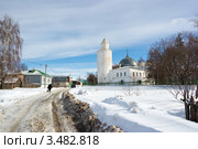 Город Касимов. Ханская мечеть с минаретом. Касимовский краеведческий музей (2012 год). Редакционное фото, фотограф Сергей Лаврентьев / Фотобанк Лори