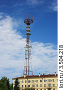 Телерадиовышка (1956 г.), Минск, Беларусь (2012 год). Стоковое фото, фотограф Марина Шатерова / Фотобанк Лори