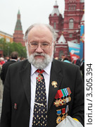 Владимир Чуров на параде победы в Москве (2012 год). Редакционное фото, фотограф Игорь Долгов / Фотобанк Лори