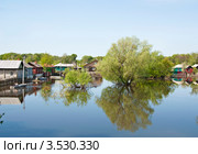 Разлив реки Хопёр, город Балашов, Саратовская область (2011 год). Стоковое фото, фотограф Истомина Елена / Фотобанк Лори