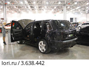 Jeep Grand Cherokee III (WK)  SRT8 с двигателем мощностью 1350 л.с. (2012 год). Редакционное фото, фотограф Глазков Владимир / Фотобанк Лори