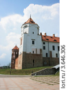 Мирский замок, г. п. Мир, Гродненская обл., Беларусь (2012 год). Стоковое фото, фотограф Марина Шатерова / Фотобанк Лори