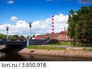 Мост в историчнском районе города Иваново (2012 год). Стоковое фото, фотограф Яков Филимонов / Фотобанк Лори