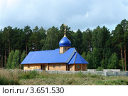Православная церковь. Город Заречный Свердловской области (2006 год). Стоковое фото, фотограф Константин Безденежных / Фотобанк Лори