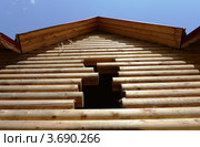 Новый сруб. Стоковое фото, фотограф Free Wind / Фотобанк Лори