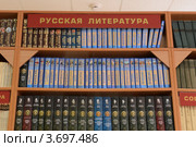Русская литература на библиотечной полке (2012 год). Редакционное фото, фотограф Free Wind / Фотобанк Лори