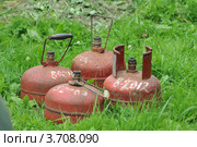 Газовые баллоны. Стоковое фото, фотограф николай / Фотобанк Лори