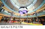 Покупатели в Dubai Mall в Дубае, Объединенные Арабские Эмираты (2010 год). Редакционное видео, видеограф Losevsky Pavel / Фотобанк Лори