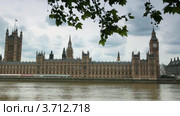 Здание парламента и Биг Бен в Лондоне (2010 год). Стоковое видео, видеограф Losevsky Pavel / Фотобанк Лори