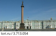Александровский Столп на Дворцовой площади, таймлапс (2010 год). Стоковое видео, видеограф Losevsky Pavel / Фотобанк Лори