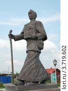 Город Ишим. Памятник Прасковье Луполовой (2012 год). Редакционное фото, фотограф Александр Тараканов / Фотобанк Лори