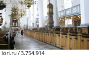 Интерьер церкви Св.Троицы (Trinitatis kirke).(таймлапс) (2011 год). Редакционное видео, видеограф Losevsky Pavel / Фотобанк Лори