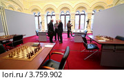Шахматный турнир (2011 год). Редакционное видео, видеограф Losevsky Pavel / Фотобанк Лори