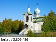 Храм Успенья Пресвятой Богородицы в Ковдоре (2012 год). Стоковое фото, фотограф Александр Романов / Фотобанк Лори