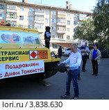 Алексей Тищенко, чемпион олимпийских игр по боксу на юбилее города Рубцовска, Алтайский край (2012 год). Редакционное фото, фотограф Ольга Анофриева / Фотобанк Лори
