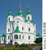 Собор Рождества Богородицы в г. Козелец Черниговской области (1752-1763) (2012 год). Стоковое фото, фотограф Онищенко Виктор / Фотобанк Лори