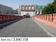 Кутафья башня. Вход на территорию Московского Кремля (2012 год). Редакционное фото, фотограф Яна Королёва / Фотобанк Лори