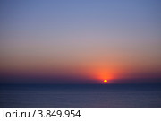 Закат на море (2012 год). Стоковое фото, фотограф Жилин Степан / Фотобанк Лори