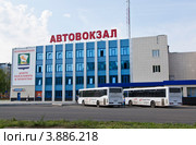 Зеленодольск, Республика Татарстан, здание автовокзала (2012 год). Редакционное фото, фотограф Александр Журавлев / Фотобанк Лори