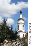 Колокольня в Свято-Никольском Черноостровском женском монастыре (2012 год). Стоковое фото, фотограф Free Wind / Фотобанк Лори