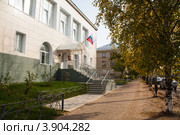 Архангельская область. Здание коряжемского городского суда на улице Кутузова. (2012 год). Стоковое фото, фотограф Ирина Бобрешова / Фотобанк Лори