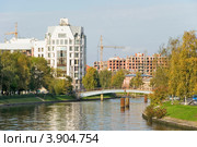 Река Ждановка. Санкт-Петербург (2012 год). Стоковое фото, фотограф Александр Щепин / Фотобанк Лори
