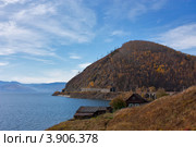 Байкал. деревня Старая Ангасолка на КБЖД (2012 год). Редакционное фото, фотограф Ольга Литвинцева / Фотобанк Лори
