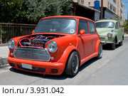 Тюнингованый автомобиль "Остин Мини Купер S" (2012 год). Редакционное фото, фотограф Виктор Карасев / Фотобанк Лори