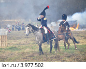 Французский офицер. Малоярославец (2012 год). Редакционное фото, фотограф Сергей Великанов / Фотобанк Лори