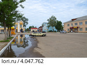 Поселок Селижарово, Тверская область (2012 год). Редакционное фото, фотограф Елена Коромыслова / Фотобанк Лори
