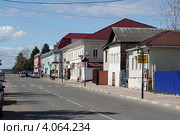 Город Сергач, улица Советская (2012 год). Редакционное фото, фотограф Юрий Акимов / Фотобанк Лори