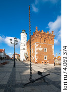 Старая площадь, Сандомир. Польша (2011 год). Редакционное фото, фотограф Андрей Андронов / Фотобанк Лори