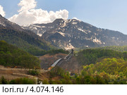 Трамплины в Эсто-Садке, Сочи (2012 год). Стоковое фото, фотограф Анна Мартынова / Фотобанк Лори