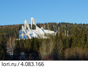Трамплины для прыжков на  лыжах (2012 год). Стоковое фото, фотограф Сергей Завьялов / Фотобанк Лори